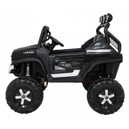 Mercedes Benz Unimog dla dzieci Czarny + Terenowy 4x4