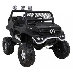 Mercedes Benz Unimog dla dzieci Czarny + Terenowy 4x4