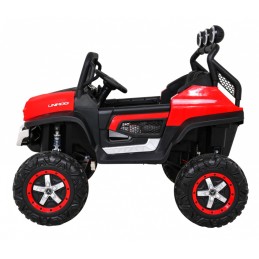 Mercedes Benz Unimog dla dzieci Terenowy Czerwony + Napęd 4x4 + Pilot