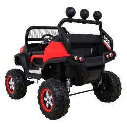 Mercedes Benz Unimog dla dzieci Terenowy Czerwony + Napęd 4x4 + Pilot