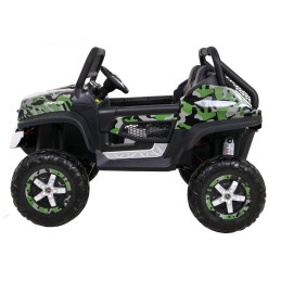 Mercedes Benz Unimog dla dzieci Lakier Moro + Napęd 4x4 + Pilot + Bagażnik + Wolny Start + Radio MP3 + LED