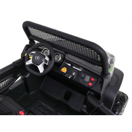 Mercedes Benz Unimog dla dzieci Lakier Moro + Napęd 4x4 + Pilot + Bagażnik + Wolny Start + Radio MP3 + LED