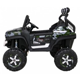 Mercedes Benz Unimog dla dzieci Lakier Moro + Napęd 4x4 + Pilot + Bagażnik + Wolny Start + MP3 LED