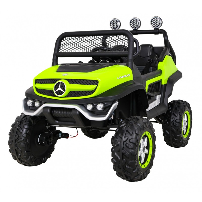 Mercedes Benz Unimog dla dzieci Zielony + Napęd 4x4
