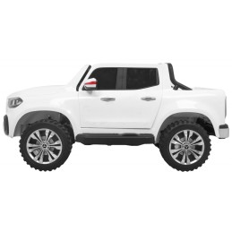 Mercedes Benz X-Class dla dzieci Biały Pickup + Pilot + Napęd 4x4