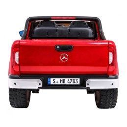 Mercedes Benz X-Class dla dzieci Lakier Czerwony Pickup