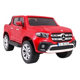 Mercedes Benz X-Class dla dzieci Lakier Czerwony Pickup