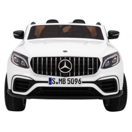 Auto Mercedes GLC 63S dla dzieci Biały SUV + Napęd 4x4