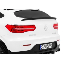 Auto Mercedes GLC 63S dla dzieci Biały SUV + Napęd 4x4