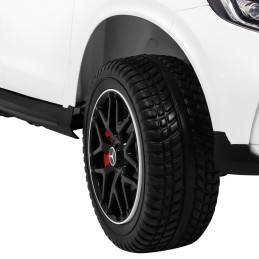 Auto Mercedes GLC 63S dla dzieci Biały SUV + Napęd 4x4