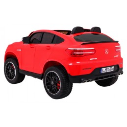 Auto Mercedes GLC 63S dla dzieci Czerwony Suv + Napęd 4x4