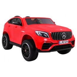 Auto Mercedes GLC 63S dla dzieci Czerwony Suv + Napęd 4x4