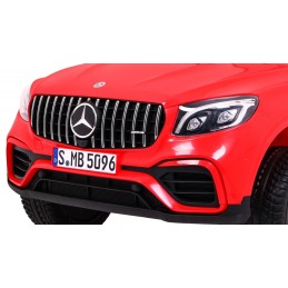 Auto Mercedes GLC 63S dla dzieci Czerwony Suv + Napęd 4x4