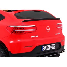Auto Mercedes GLC 63S dla dzieci Czerwony Suv + Napęd 4x4