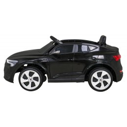 Audi E-Tron Sportback dla dzieci Czarny + Pilot + Napęd 4x4 + Wolny Start + Radio MP3 + LED