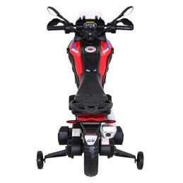 Motor BMW F850 GS na akumulator dla dzieci Czerwony + Kółka pomocnicze + Audio LED + Wolny Start + EVA