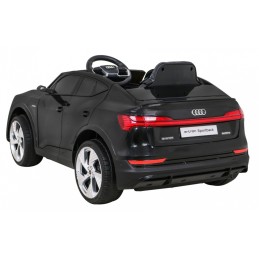 Audi E-Tron Sportback dla dzieci Czarny + Pilot + Napęd 4x4 + Wolny Start + Radio MP3 + LED