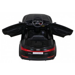 Audi E-Tron Sportback dla dzieci Czarny + Pilot + Napęd 4x4 + Wolny Start + Radio MP3 + LED