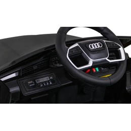 Audi E-Tron Sportback dla dzieci Czarny + Pilot + Napęd 4x4 + Wolny Start + Radio MP3 + LED