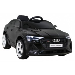Audi E-Tron Sportback dla dzieci Czarny + Pilot + Napęd 4x4 + Wolny Start + Radio MP3 + LED