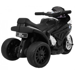 Motor BMW S1000 RR Mini na akumulator dla dzieci Czarny + 3 koła + Dźwięki + LED