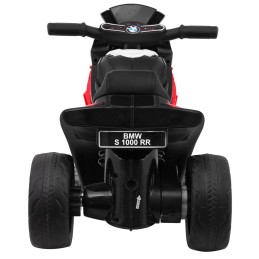 Motor BMW S1000 RR Mini na akumulator dla dzieci Czerwony + 3 koła + Dźwięki + LED