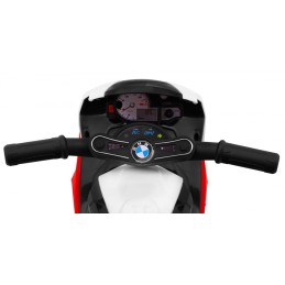 Motor BMW S1000 RR Mini na akumulator dla dzieci Czerwony + 3 koła + Dźwięki + LED