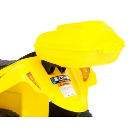 Motorek Trójkołowy BJX-088 elektryczny dla najmłodszych Żółty + Dźwięki + Światła