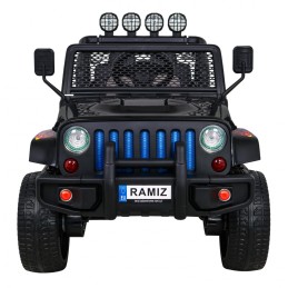 Autko terenowe Raptor Drifter Płomienie + Pilot + Napęd 4x4 + Schowek + Wolny Start + MP3 LED