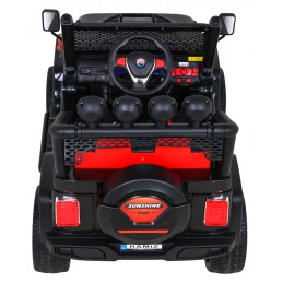 Autko terenowe Raptor Drifter Płomienie + Pilot + Napęd 4x4 + Schowek + Wolny Start + MP3 LED