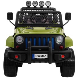 Autko terenowe Raptor Drifter Zielony + Pilot + Napęd 4x4 + Schowek + Wolny Start + MP3 LED