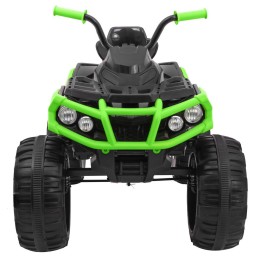 Quad ATV 2.4GHz na akumulator dla dzieci Czarno-zielony + Pilot + Koła EVA + Radio MP3 + Wolny Start