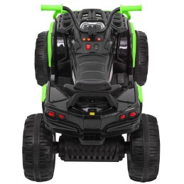 Quad ATV na akumulator dla dzieci Czarno-zielony + Koła EVA + Radio MP3 + LED + Wolny Start
