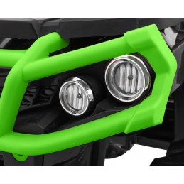 Quad ATV na akumulator dla dzieci Czarno-zielony + Koła EVA + Radio MP3 + LED + Wolny Start