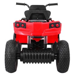 Quad ATV Air na akumulator dla dzieci Czerwony+ Koła pompowane + Radio MP3 + Wolny Start