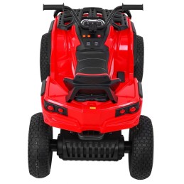 Quad ATV Air na akumulator dla dzieci Czerwony+ Koła pompowane + Radio MP3 + Wolny Start
