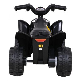 Quad Honda 250X TRX na akumulator Czarny + Klakson + LED + Ekoskóra