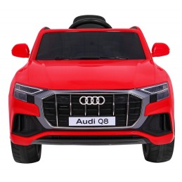 Audi Q8 Lift na akumulator dla dzieci Czerwony SUV + Pilot