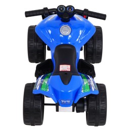 Quad Little Monster na akumulator dla najmłodszych Niebieski Napęd 25W
