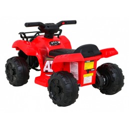 Quad Storm na akumulator dla dzieci Czerwony + Silnik 25W + MP3 USB + LED