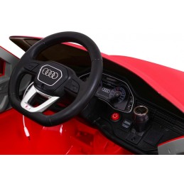 Audi Q8 Lift na akumulator dla dzieci Czerwony SUV + Pilot