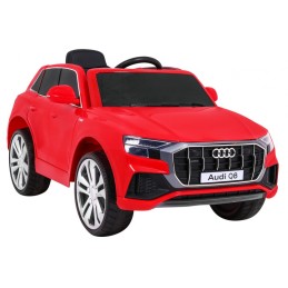 Audi Q8 Lift na akumulator dla dzieci Czerwony SUV + Pilot