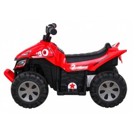 Quad The Fastest na akumulator dla dzieci Czerwony + Silnik 25W