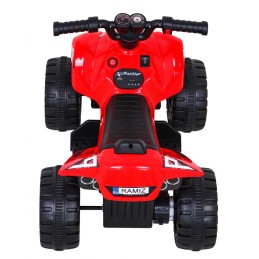 Quad The Fastest na akumulator dla dzieci Czerwony + Silnik 25W