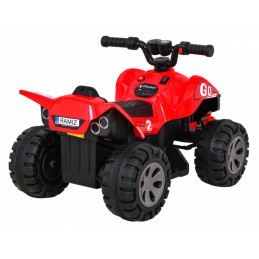 Quad The Fastest na akumulator dla dzieci Czerwony + Silnik 25W