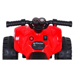 Quad The Fastest na akumulator dla dzieci Czerwony + Silnik 25W