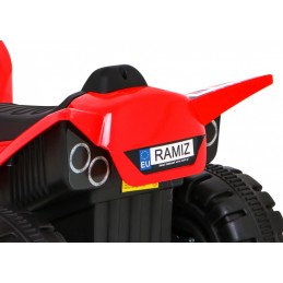 Quad The Fastest na akumulator dla dzieci Czerwony + Silnik 25W