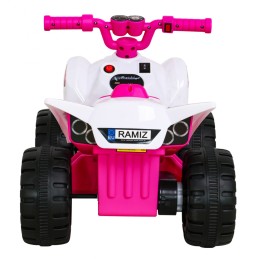 Quad The Fastest na akumulator dla dzieci Różowy + Silnik 25W
