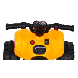 Quad The Fastest na akumulator dla dzieci Żółty + Silnik 25W