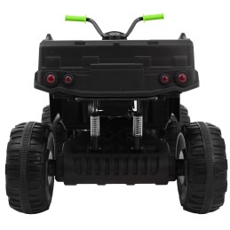 Quad XL ATV 2,4GHz na akumulator dla dzieci Czarno-Zielony + Pilot + Napęd 4x4 + Bagażnik + Wolny Start + EVA + Audio LED